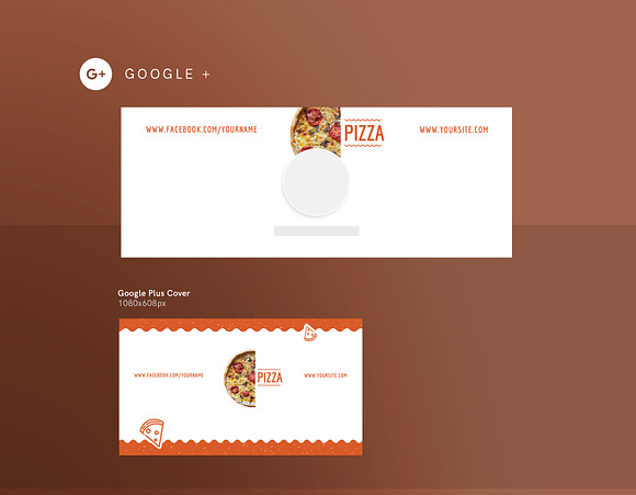 Social Media Pack | Tasty Pizza in Social Media Templates - product preview 1
