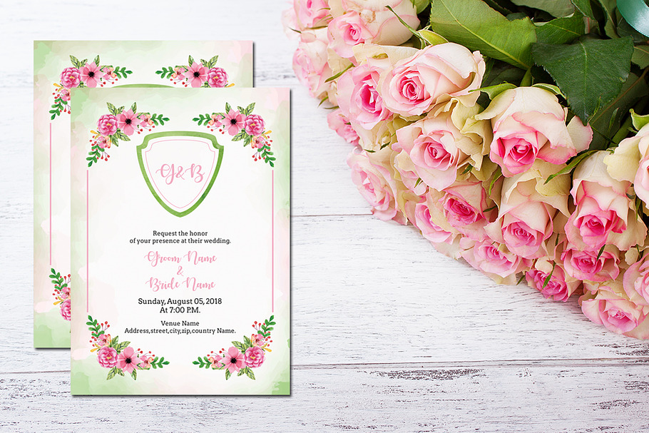 Wedding Invitation Card in Wedding Templates - product preview 8