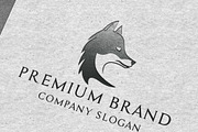 Premium Fox Logo & Mock-Up Vector