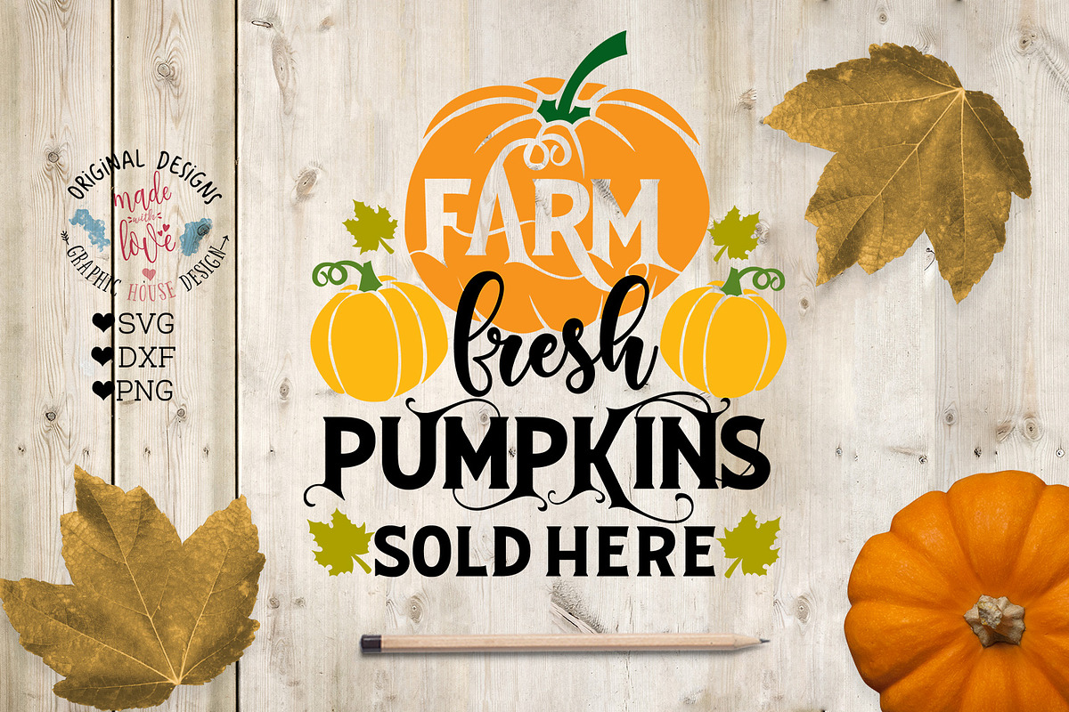 Farm Fresh Pumpkins Sold Here in Illustrations - product preview 8