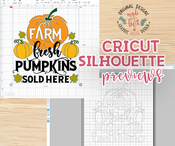 Farm Fresh Pumpkins Sold Here in Illustrations - product preview 1