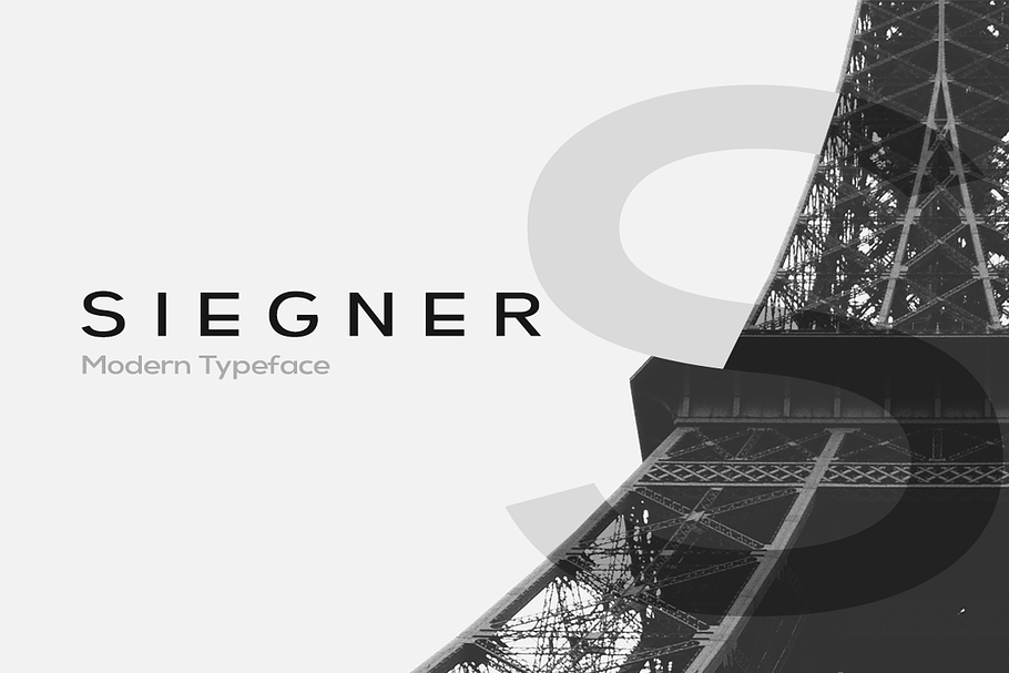 SIEGNER - Modern Typeface + WebFont in Sans-Serif Fonts - product preview 8