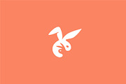 Mama Bunny Logo Design 