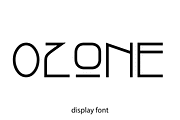 OZone - display font family