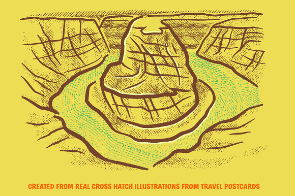Cross-Country Crosshatchers in Photoshop Brushes - product preview 7