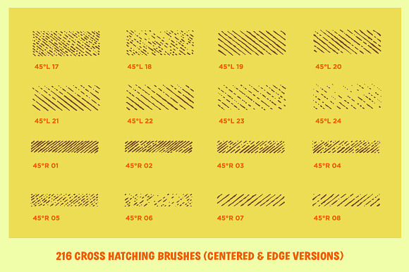 Cross-Country Crosshatchers in Photoshop Brushes - product preview 10