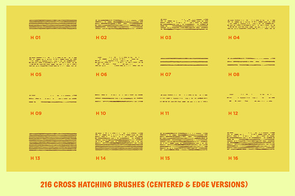 Cross-Country Crosshatchers in Photoshop Brushes - product preview 12