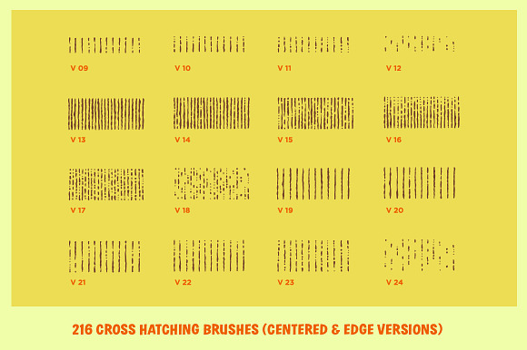 Cross-Country Crosshatchers in Photoshop Brushes - product preview 14