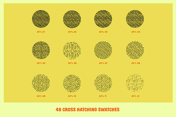 Cross-Country Crosshatchers in Photoshop Brushes - product preview 15