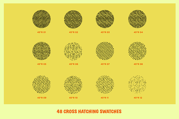 Cross-Country Crosshatchers in Photoshop Brushes - product preview 16