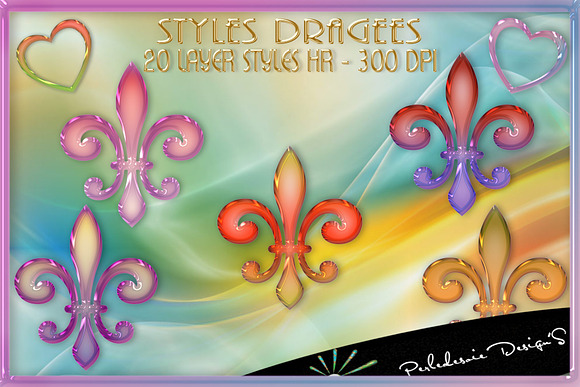 Styles Dragées in Photoshop Layer Styles - product preview 1
