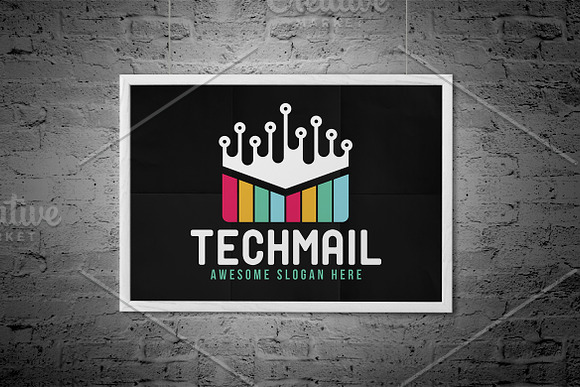 Techmail Logo in Logo Templates - product preview 1