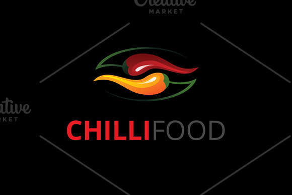 Chili Food Logo in Logo Templates - product preview 1