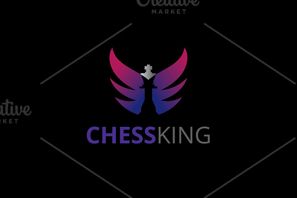 Chess King Logo in Logo Templates - product preview 1