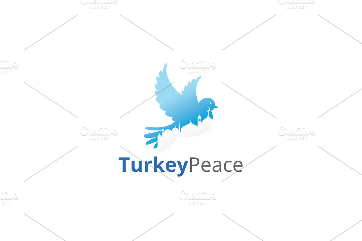 Turkey Peace Logo in Logo Templates - product preview 8