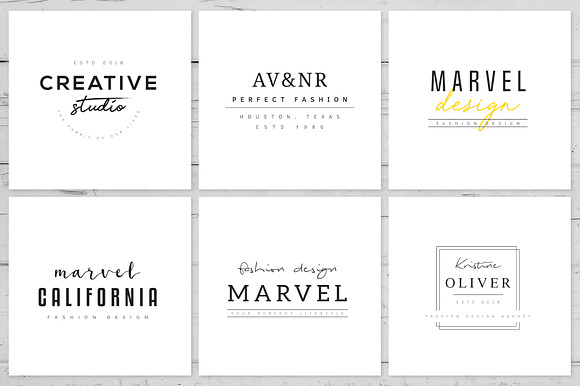 200 Minimal Premade Logo Bundle in Logo Templates - product preview 25