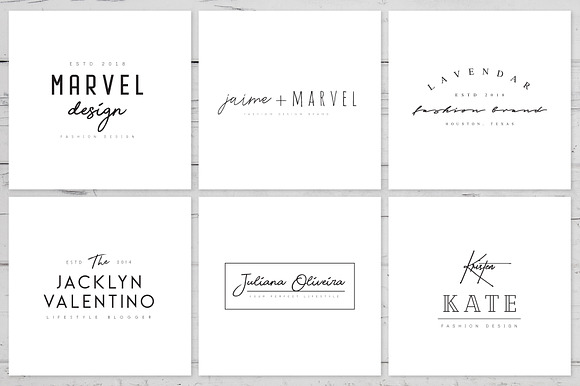 200 Minimal Premade Logo Bundle in Logo Templates - product preview 27
