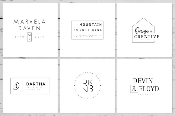 200 Minimal Premade Logo Bundle in Logo Templates - product preview 29