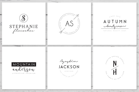 200 Minimal Premade Logo Bundle in Logo Templates - product preview 36