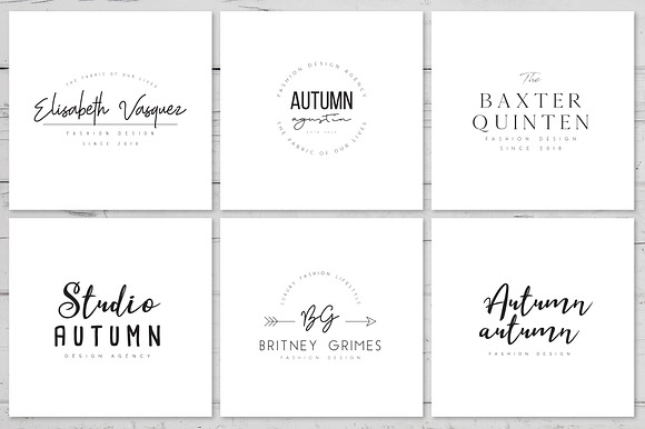200 Minimal Premade Logo Bundle in Logo Templates - product preview 37