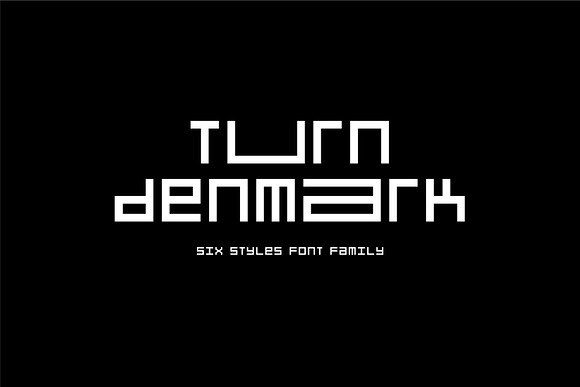 Turn Denmark in Display Fonts - product preview 6