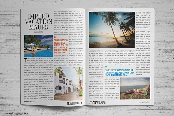 Travel Magazine Design in Magazine Templates - product preview 3