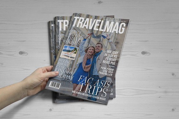 Travel Magazine Design in Magazine Templates - product preview 13