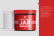Cosmetic Medical 2oz Jar Mockup