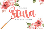 Stella script typeface