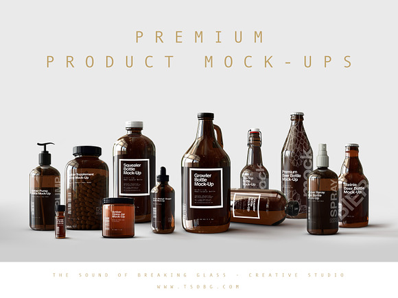 Pill Bottle | Vitamin Bottle Mock-Up in Product Mockups - product preview 14