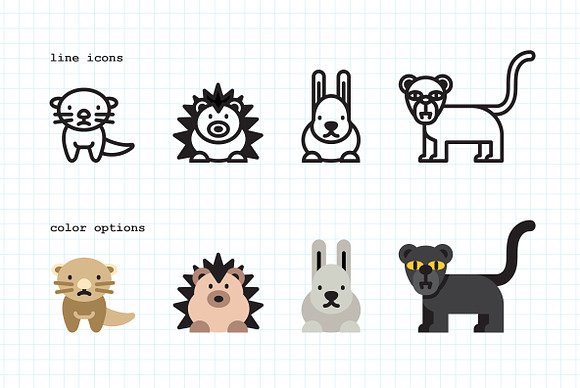 Mammals Icons in Book Icons - product preview 1