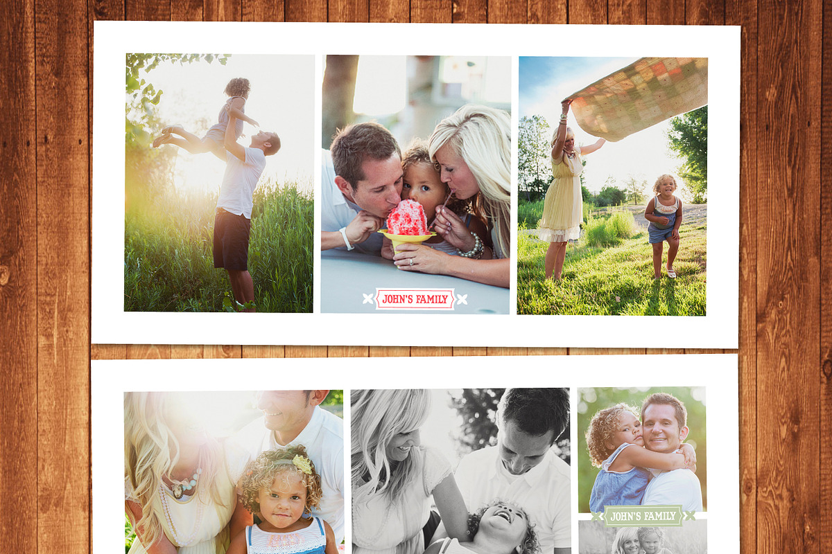 Photography Template Photo Collage in Card Templates - product preview 8