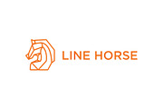 Line Horse Logo