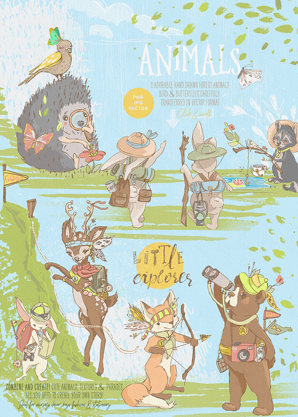 Woodland Adventures in Illustrations - product preview 1