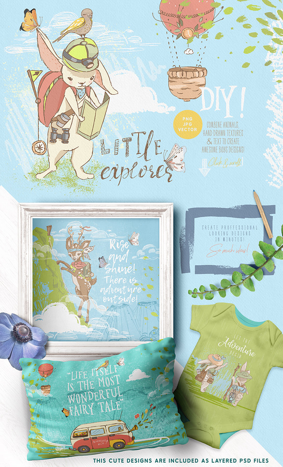 Woodland Adventures in Illustrations - product preview 2