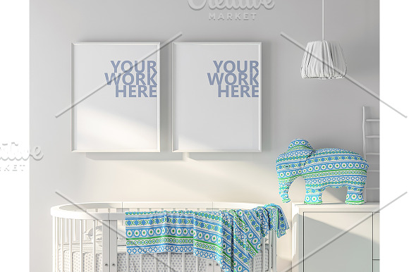 15PSD Mockups in kids room ratio8x10 in Product Mockups - product preview 1