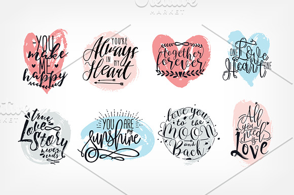 Love lettering in Illustrations - product preview 1