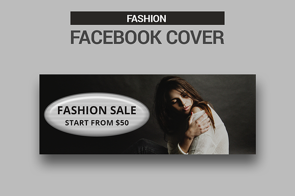 Fashion Facebook Covers in Facebook Templates - product preview 2