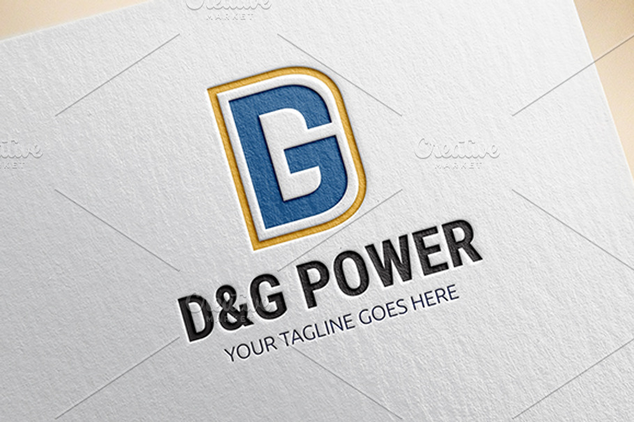 D&G Power Logo in Logo Templates - product preview 8