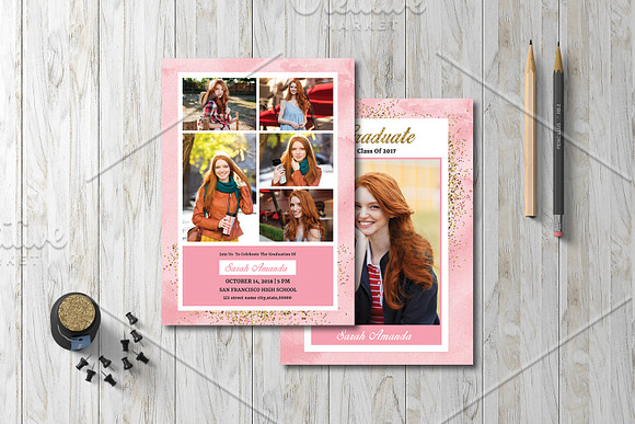 Graduation Announcement - V820 in Card Templates - product preview 2