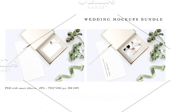 THISTLE. WEDDING MOCKUPS BUNDLE. in Product Mockups - product preview 2
