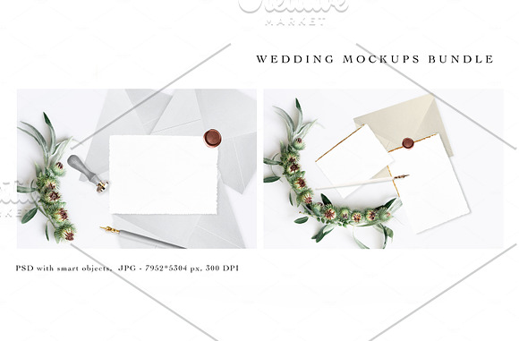 THISTLE. WEDDING MOCKUPS BUNDLE. in Product Mockups - product preview 3