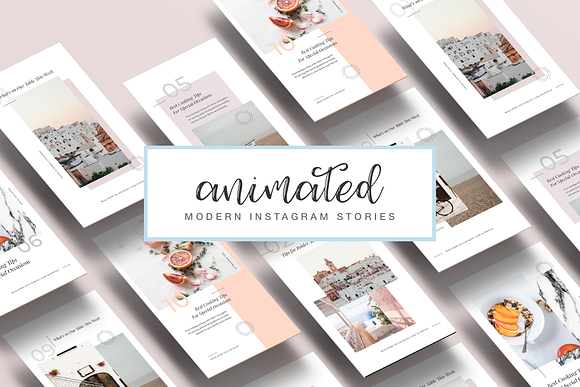 ANIMATED Instagram Stories Bundle in Instagram Templates - product preview 18