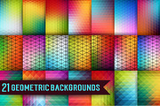 21 Geometric Backgrounds