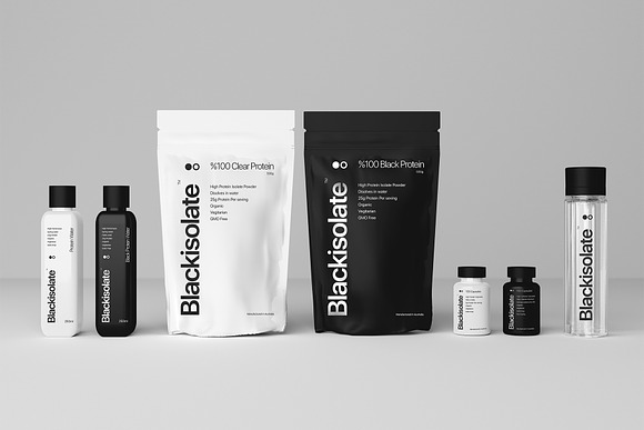 Sports Supplement Brand Mockup Pack in Branding Mockups - product preview 4