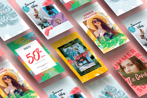 CANGGU-Tropical Instagram Animated in Instagram Templates - product preview 2