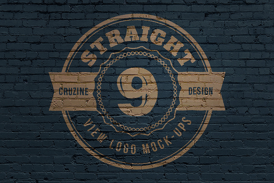 Straight View Logo Mock-ups in Branding Mockups - product preview 8