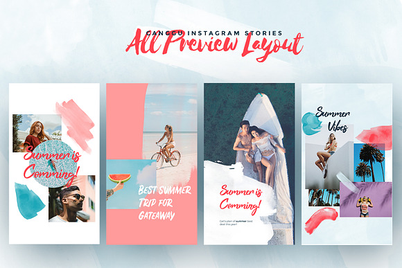 CANGGU-Tropical Instagram Animated in Instagram Templates - product preview 7