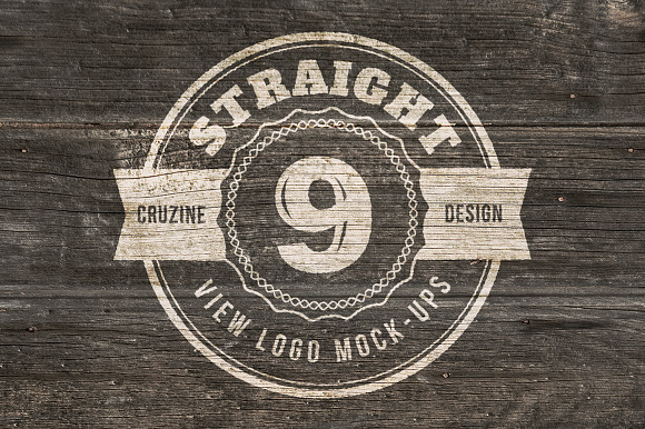 Straight View Logo Mock-ups in Branding Mockups - product preview 4
