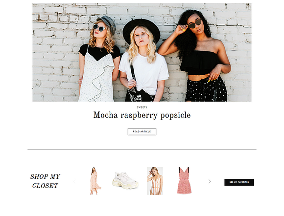 Fashion & Lifestyle Blog Theme - XO in WordPress Minimal Themes - product preview 7